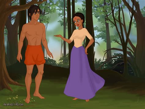 Mowgli and Shanti by esmeraldabelle13 on DeviantArt