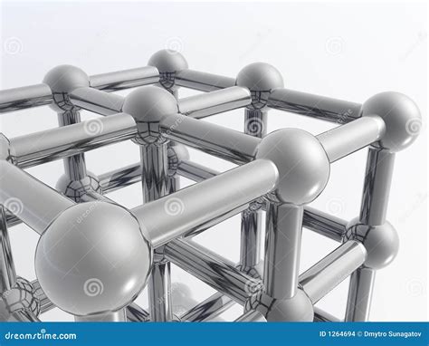 3D molecule stock illustration. Illustration of model - 1264694