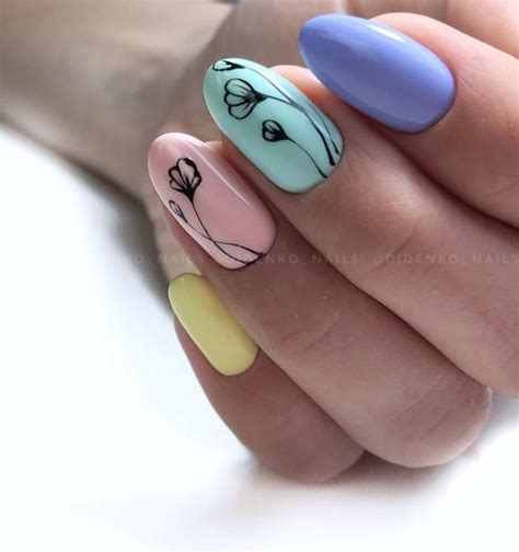 Модный маникюр, июнь – 2018. Фото, новинки, тренды | Nail art designs ...