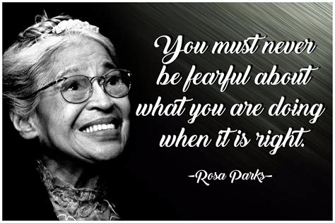 Rosa Parks Quote Poster Classroom Poster Inspirational Motivational 100