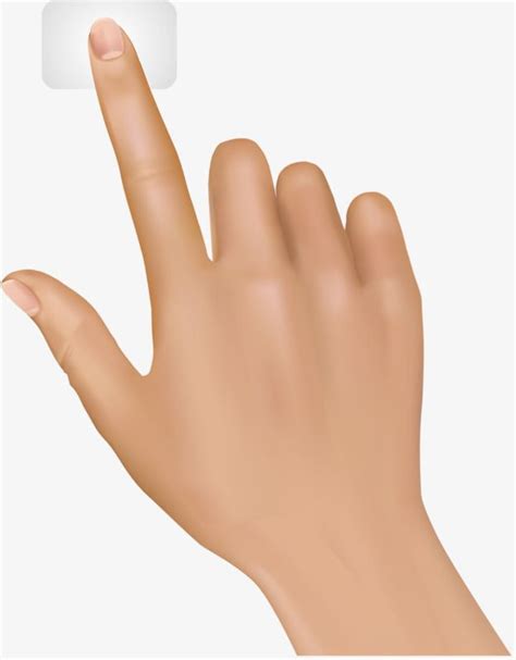 small hand press  button png image press button png hand pressing