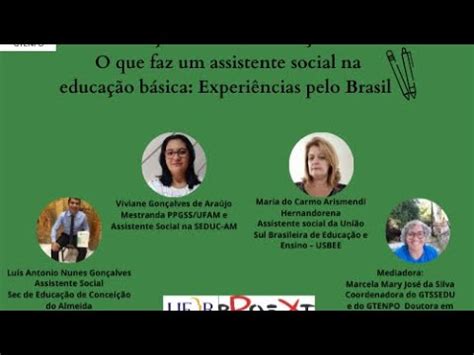 Assistente Social Na Educacao - O que faz um assistente social na educação básica? Experiências pelo ...