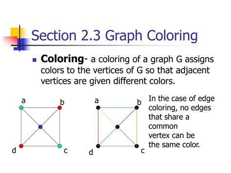 PPT - Section 2.3 Graph Coloring PowerPoint Presentation, free download ...