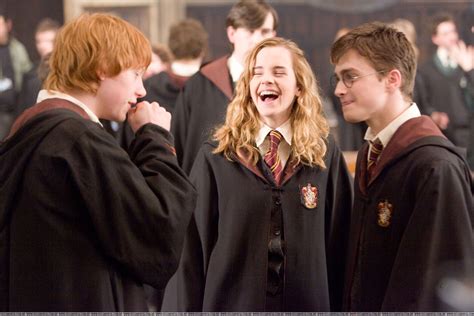 Rupert, Emma, and Dan behind the scenes. So cute. | Harry potter series