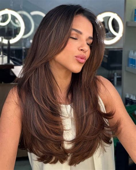 Corte Moderno Cabelo Longo