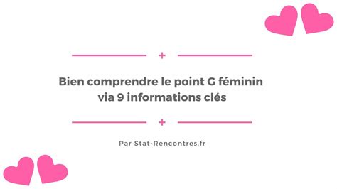 Bien comprendre le point G féminin via 9 informations clés