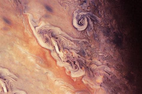 Surface of the Planet Jupiter. Elements of this Image Furnishing NASA ...