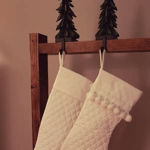 Wood Christmas Stocking Stand to Use Your Stocking Holders! - Etsy