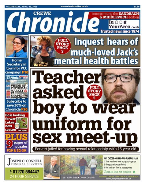 Recent Crewe Chronicle letters spark a debate over town parking 23