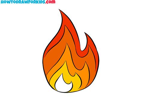 Colorful Fire Flames