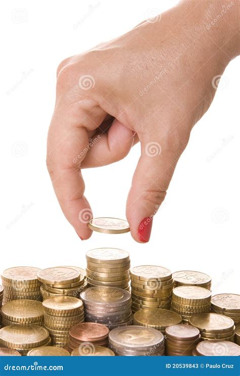 picking stock image image  financial cash earnings
