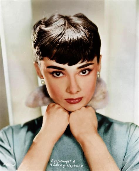 The Inescapable Audrey Hepburn, c.1955 (colorized) | Audrey hepburn ...