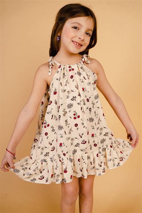 Vestidos de algodón estampados para nenas – Little Manny verano 2023