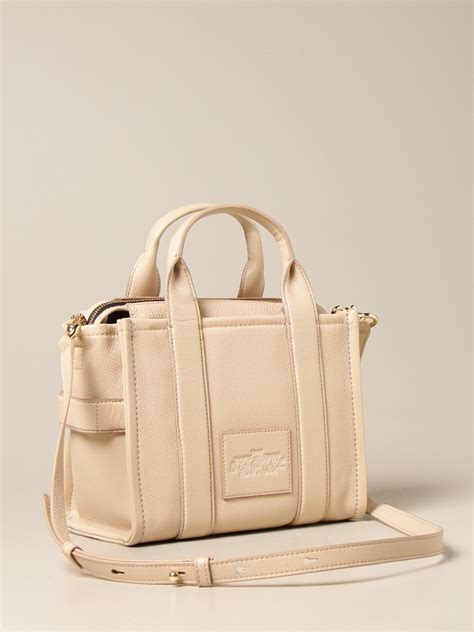 MARC JACOBS: The mini Traveler bag in textured leather - Rope | Marc ...