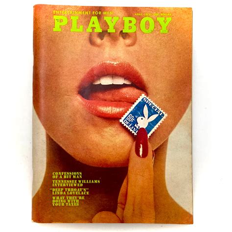 VTG Playboy Magazine April 1973 Playmate Julie Woodson w Centerfold No