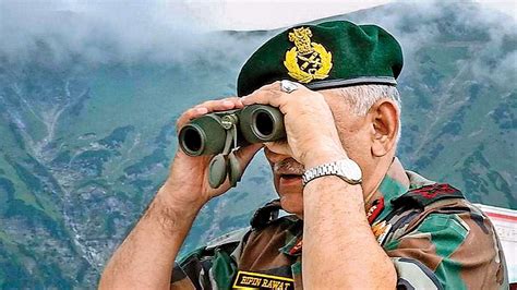 Indian Army chief Bipin Rawat reviews preparedness along LoC