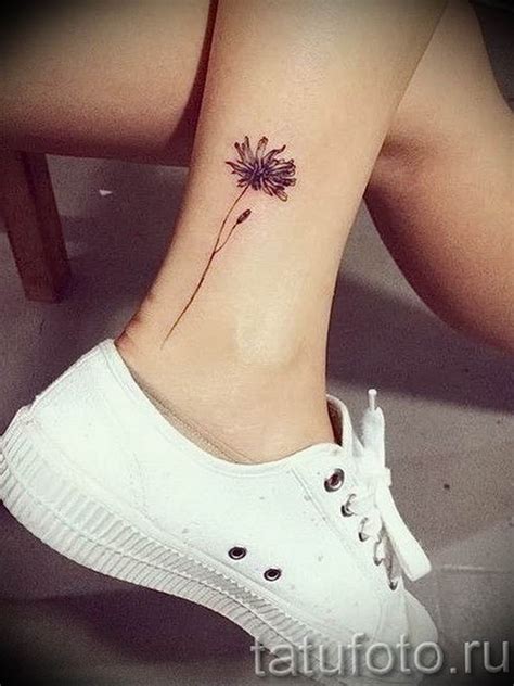 photo tattoo cornflower 03.03.2019 №123 - idea for a tattoo with cornflower - tattoovalue.net ...