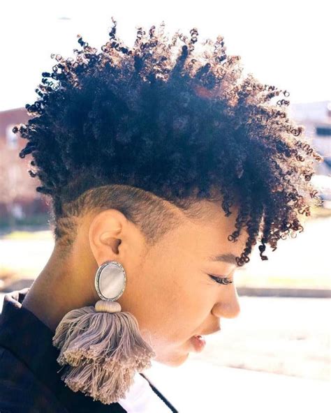 Mohawk Hairstyles For Black Women With Short Hair