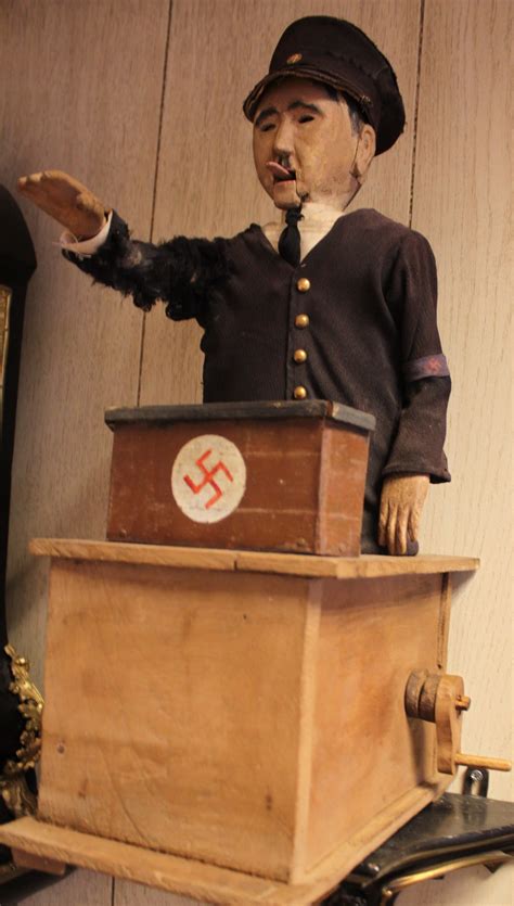 ANATOMICAL FIGURE OF A SALUTING ADOLPH HITLER
