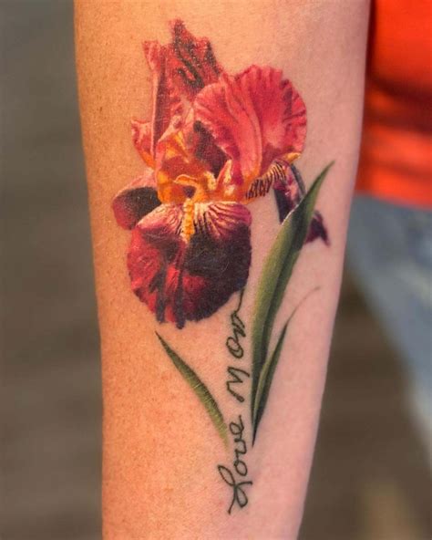 flower tattoos iris 3