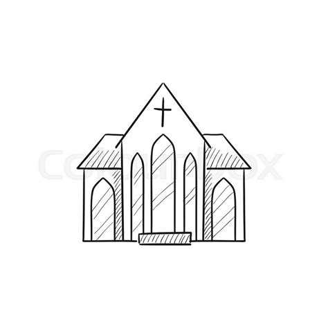 Church Building Drawing at GetDrawings | Free download