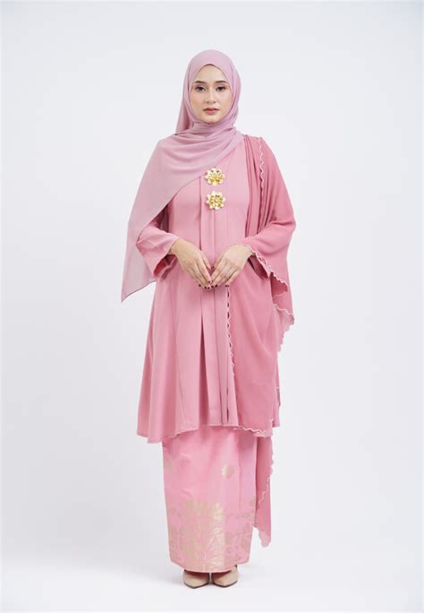 mahsuri dusty pink sopan warisan