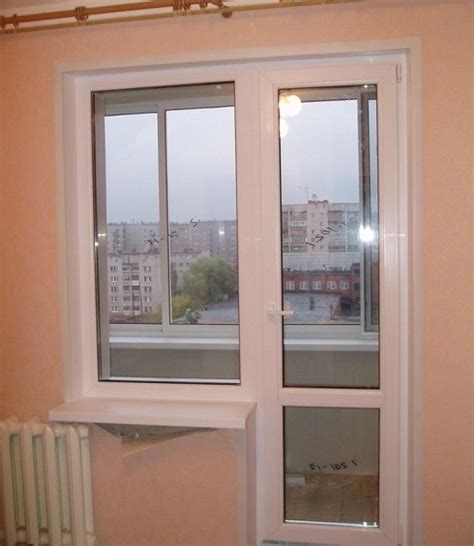 Типы пластиковых дверей на балкон