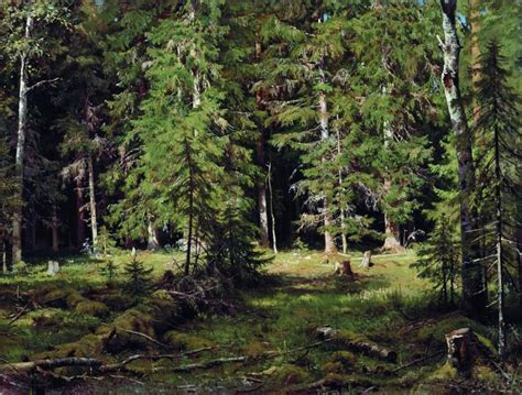 Лес. 1880-е 83х110 (картина) — Иван Иванович Шишкин