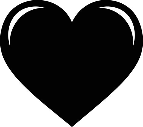 subtle glowing outline   heart shape   deep black background