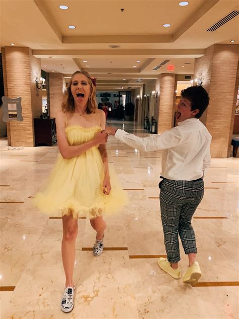 That time my girlfriend (left) and I(right) went to her sorority formal