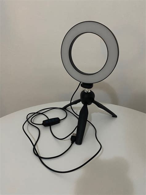 mini ring light  stand furniture home living lighting fans