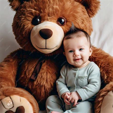 Soft brown teddy bear isolated on white background | Premium AI