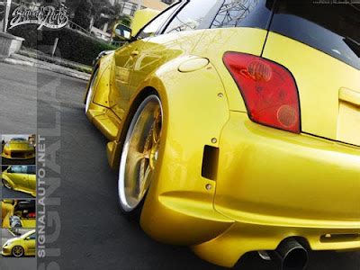 best car modification: Toyota Scion Xa with Custom Candy Yellow Paint