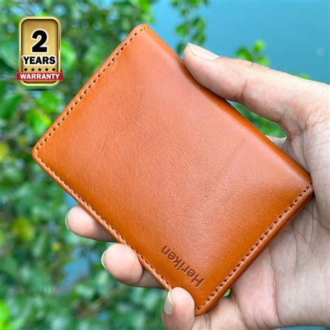 Leather Card Holder - Brown - 610334