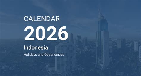 Year 2026 Calendar – Indonesia