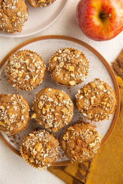 Healthy Apple Oatmeal Muffins - The Roasted Root