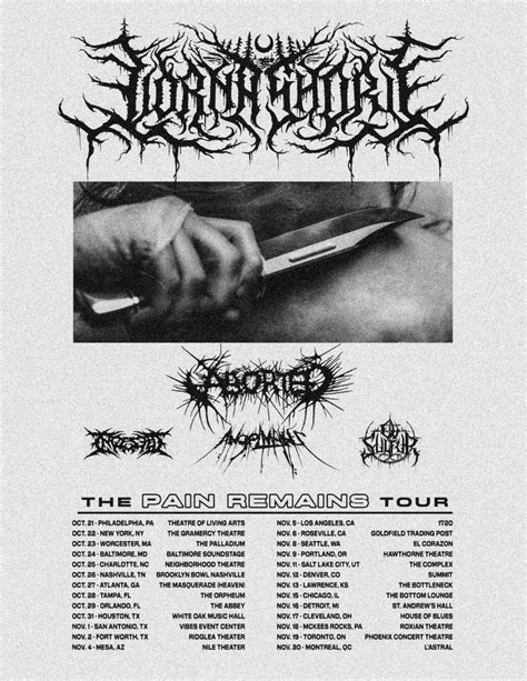LORNA SHORE ANNOUNCES THE PAIN REMAINS HEADLINE TOUR | NataliezWorld
