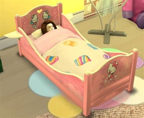 Sanjana Sims: Classic Toddler Bed • Sims 4 Downloads | Sims 4 custom ...