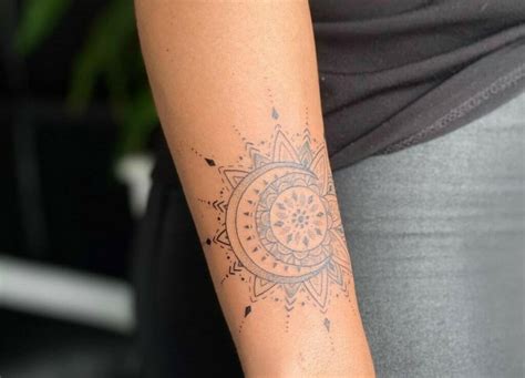 10+ Mandala Sun And Moon Tattoo Ideas That Will Blow Your Mind!
