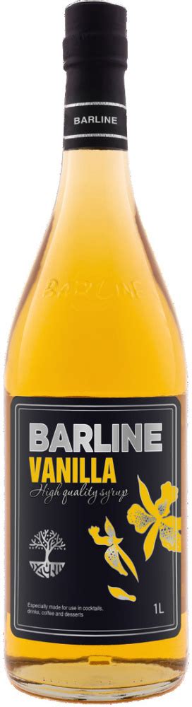 Сироп Barline Ваниль (Vanilla), 1 л, для кофе, чая, коктейлей и ...
