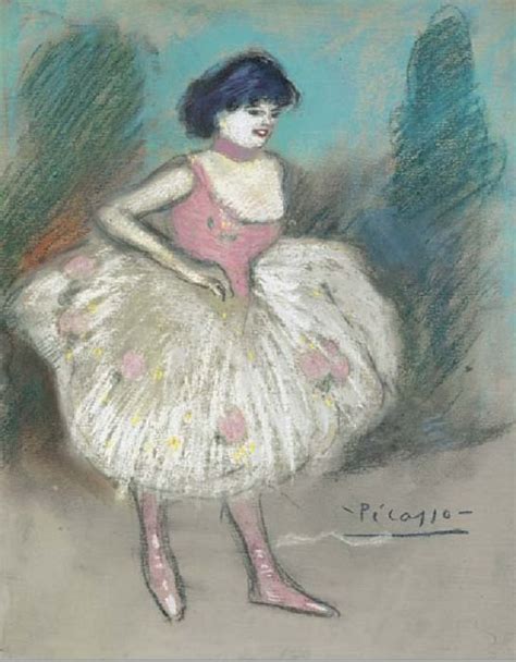 1901 Ballerina (картина) — Пабло Пикассо (1881-1973) Период: 1889-1907