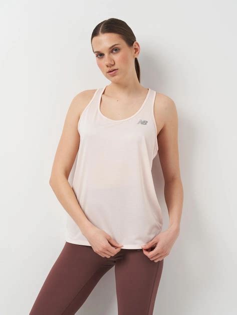 Спортивная майка женская New Balance Prfm WT41220OUK M Бледно-розовая ...