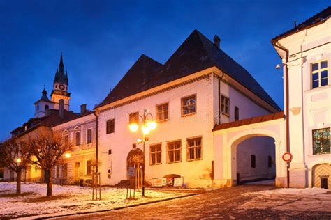 Kremnica stock photo. Image of winter, europe, snow, kremnica - 65171478