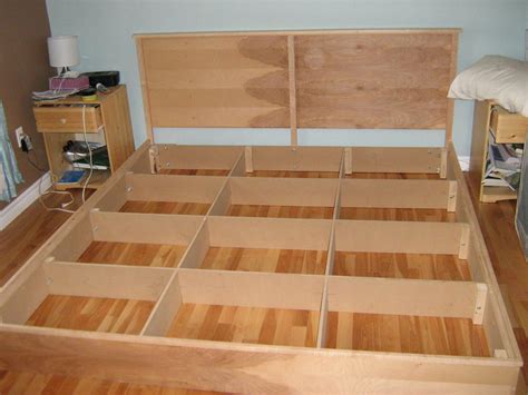 diy king size platform bed