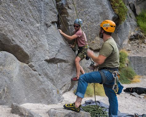 Me, my climbing partner, and his dog getting intense on a 5.6. : r/climbing