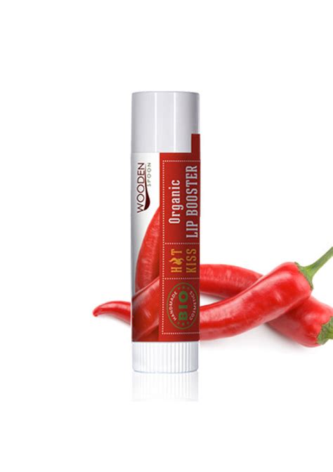 УДЪН СПУУН Балсам за устни Hot kiss 4,3мл WOODEN SPOON Lip Balm Hot ...