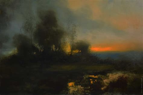 19 Tonal Oil Paintings By American Artist Justin T. Worrell