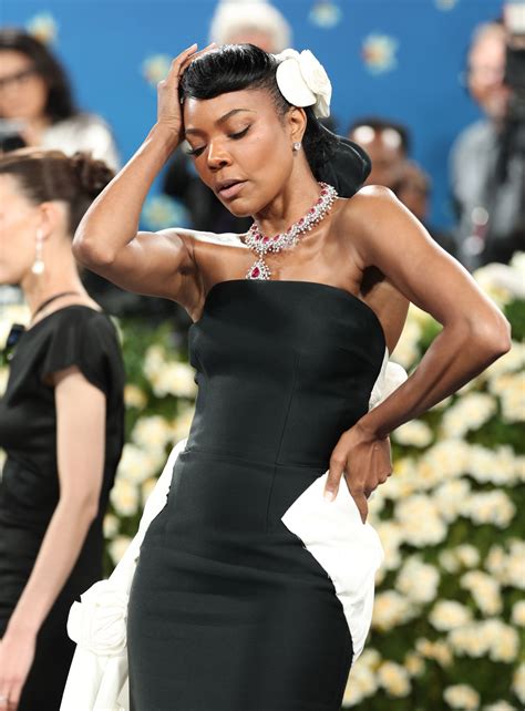 Gabrielle Union Shines in Sheer at Met Gala 2025 • CelebMafia