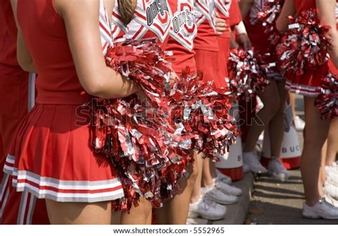 Cheerleaders Ohio State Stock Photo (Edit Now) 5552965