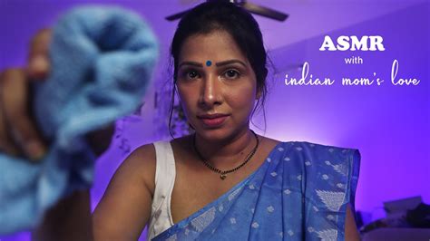 indian mom takes care  sick  hindi asmr personal attention
